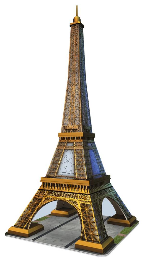 In the event that you are able to identify the Eiffel Tower sticker in this puzzle within eleven seconds, you have a high IQ.